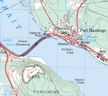 Map of Port Hastings